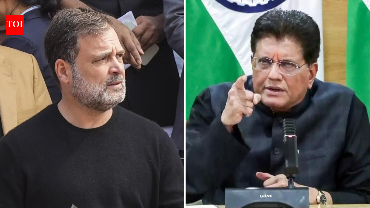 ‘Politics of negativity’: Piyush Goyal rejects Rahul Gandhi’s concerns over India-US trade deal | India News
