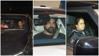 Salim Khan hospitalised in ICU: Salman Khan, Arbaaz Khan, Alvira and Arpita rush to visit; Javed Akhtar, Sanjay Dutt drop by | Hindi Movie News