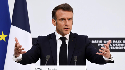 French President Emmanuel Macron blasts social media platforms at AI summit | World News