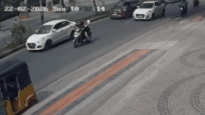 Hyderabad Farrari Car Crash: CCTV captures speeding Ferrari crashing into vehicles in Hyderabad’s Jubilee Hills; 5 injured | Hyderabad News