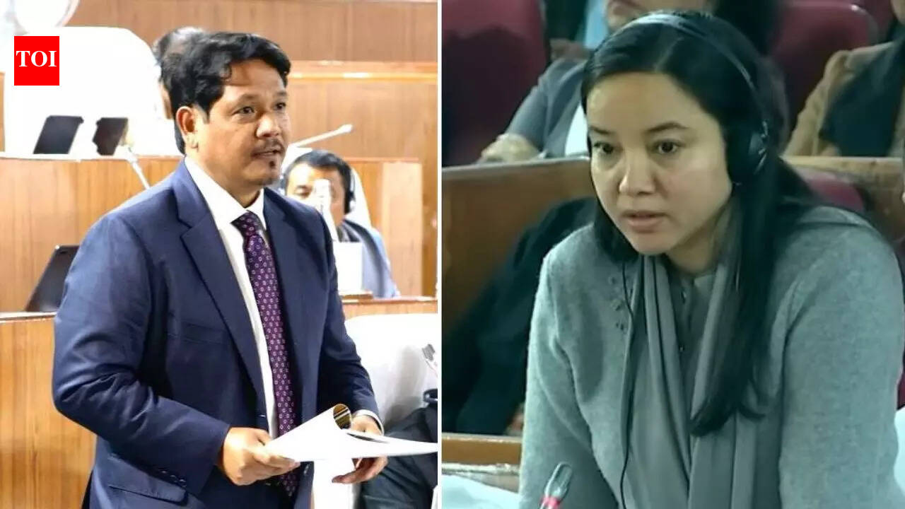 Sangma vs Sangma: Watch Meghalaya CM and MLA wife’s light-hearted debate in assembly | India News