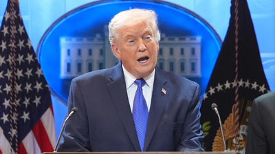 ‘I can go long and take over the whole thing’: Trump after US strikes on Iran