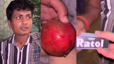 Mumbai Fruit Vendors Rat Poison: Toxic trade in Mumbai: Vendors caught applying rat poison to fruits in Malad; viral video sparks outrage | Mumbai News