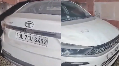 Triple suicide? 3 found dead in car parked near west Delhi flyover; ‘poisonous’ smell detected in vehicle | Delhi News