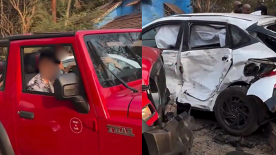 ‘Papa, main chaurahe par tha’: Bhopal man dies after speeding Thar rams car in Goa; locals allege seat swap to shield accused | Goa News