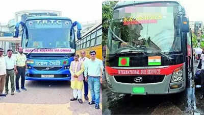 Agartala-Dhaka direct bus trial runs held, service likely to resume soon | Guwahati News