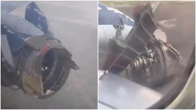 Watch: Passengers scream as Arik Air Boeing flight’s left engine destroyed mid-air; plane makes emergency landing