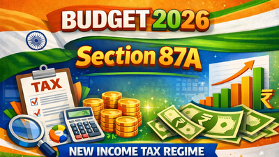 Budget 2026: What is the Section 87A rebate limit under new income tax regime for FY 2026-27?