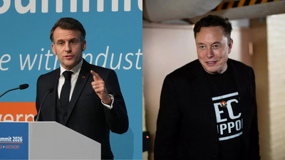French President Emmanuel Macron says on stage Elon Musk has most billions of dollars from American taxpayers; Upset Musk replies: That’s not us, but …