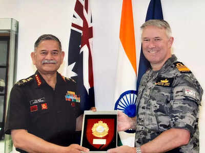Army chief charts ways to expand defence cooperation during Australia visit | India News