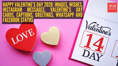 Valentine’s Day Wishes & Messages: Happy Valentine’s Day 2026: Images, Wishes, Instagram Messages, Valentine’s Day Cards, Captions, Greetings, WhatsApp and Facebook Status |