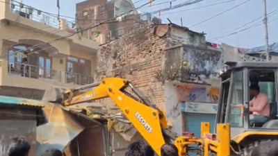 UP authorities bulldoze barber shop after ‘sexual assault’ on 8-year-old girl sparks protests | Meerut News
