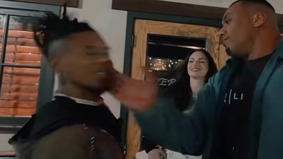 Larry Wheels slaps Deen the Great after he flirts with wife Sheyla Wheels on Quinton “Rampage” Jackson’s double-date livestream | International Sports News