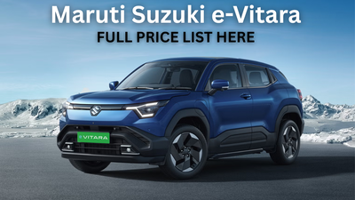 Maruti Suzuki e-Vitara full price list revealed: Check variant-wise pricing, features
