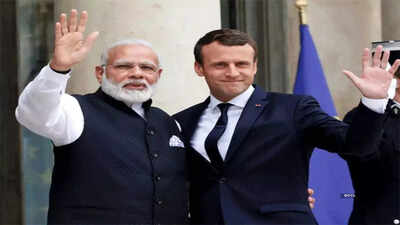 PM Modi will host French President Macron in Mumbai on today | India News
