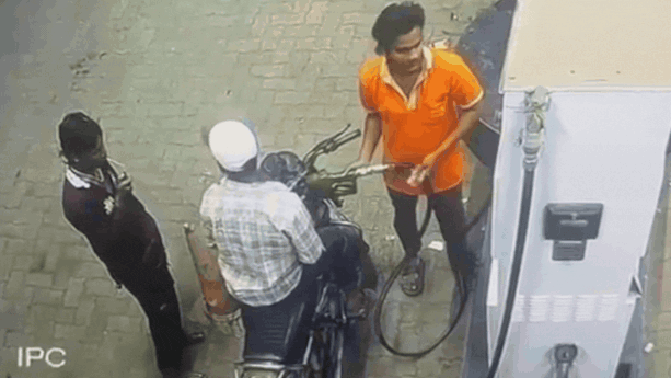 Cigarette Ignition Sparks Fires at Raipur Petrol Pump: Two Men Arrested | Raipur News