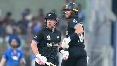 World Record at T20 World Cup! Highest partnership for any wicket helps New Zealand chase down 174 inside 15.2 overs | Cricket News