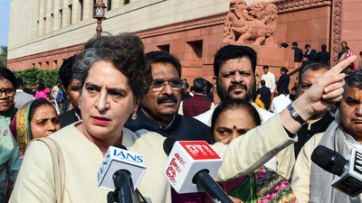 ‘Didn’t abuse anyone’: Priyanka Gandhi rejects Rijiju’s claim of Congress MPs misbehaving with Speaker | India News
