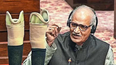 Uproar in Rajya Sabha as MP C Sadanandan displays artificial limbs, sparks heated exchange with CPI-M | Delhi News