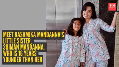 Meet Rashmika Mandanna’s little sister, Shiman Mandanna, who is 16 years younger than her