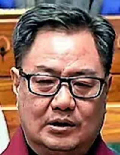 Kiren Rijiju releases video of women Congress MPs in verbal confrontation in Speaker chamber | India News