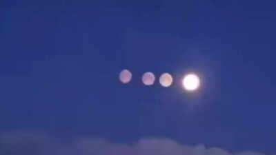 Russia witnessed ‘four moons’ over St. Petersburg in an unusual sky display, leaving stargazers speechless | Watch | World News