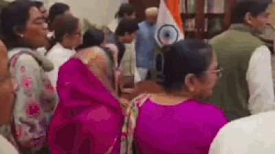 What unfolded in Lok Speaker Om Birla’s chamber on February 4? Kiren Rijiju releases video clip | India News