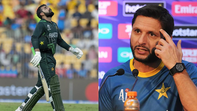 Shahid Afridi issues fiery challenge to Shadab Khan over ‘India World Cup’ comment | Cricket News