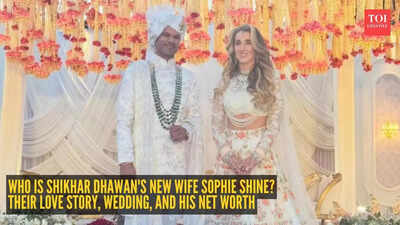 Who is Shikhar Dhawan’s new wife Sophie Shine? Their love story, wedding, and his net worth