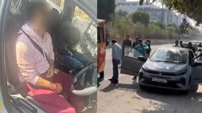 Horrific Valentine’s Day murder in Noida: Man shoots woman inside car, then turns gun on himself | Noida News