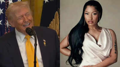 ‘Her skin’s so beautiful’: Trump’s unexpected praise for Nicki Minaj steals spotlight at Black History Month event in White House