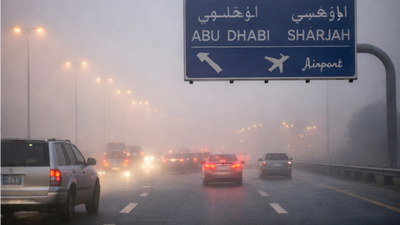 Thick fog triggers red alerts across UAE, motorists urged to take caution | World News