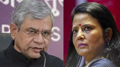 ‘Join Galgotias as Professor of Spin’: Mahua Moitra jabs Ashwini Vaishnaw amid robodog row, asks him to quit | India News