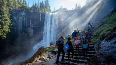 Yosemite’s ‘firefall’: This California waterfall turns into molten lava for a few minutes in February | World News