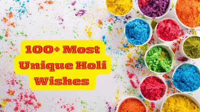 Holi Wishes & Quotes: Happy Holi 2026: 100+ best and the most unique wishes, messages, greetings and WhatasApp statuses for friends, family and colleagues this Holi |