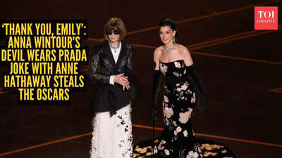 Iconic! Anna Wintour and Anne Hathaway recreate Devil Wears Prada moment at the Oscars