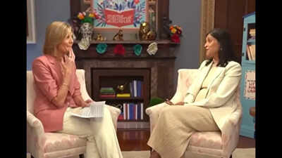 ‘I grew up in a family of two’: Usha Vance on deciding to go for a fourth child