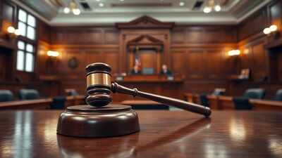 Ceiling fan falls on judge during hearing in Indore district court | Indore News