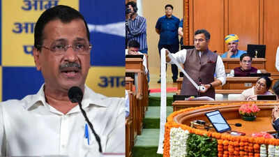 Arvind Kejriwal: ‘Dhurandhar’ showdown in Delhi assembly: BJP compares Arvind Kejriwal to ‘Rahman Dakait’; AAP hits back with Rs 6 crore ‘VVIP boat’ jibe | Delhi News