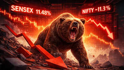 US-Iran war bleeds Sensex! Rs 51 lakh crore gone, record $12 billion FII wipeout, stock market down over 11% – is there an end in sight to selloff?