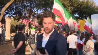 Watch: CBS Austin reporter asked not to focus on pro-Trump Iran rally. ‘Well, I am’