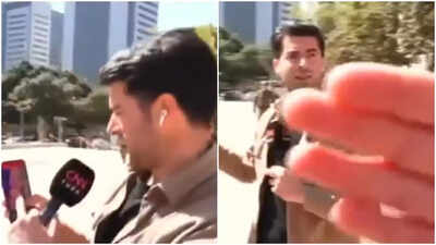 Watch: CNN Turk crew detained live on air in Tel Aviv after Iranian missile strike