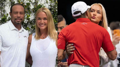 Vanessa Trump: Golf legend Tiger Woods seen with girlfriend Vanessa Trump in public moment before comeback game as Kai Trump cheers in stands | International Sports News