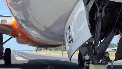 AI Express flight from Hyd makes a hard landing at Phuket, gets stuck on runway; all safe | India News