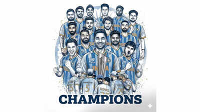 ICC shares ‘Made with Google Gemini’ photo of Indian Cricket team