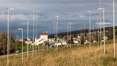 Invisible buildings: Why Switzerland marks out homes with tall poles weeks before construction | World News