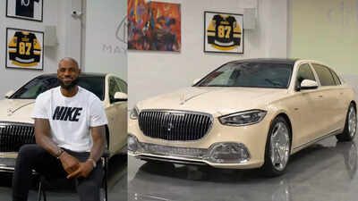 LeBron James’ one-of-one Mercedes-Maybach S-Class revealed with custom ivory finish and personalised interior: Know key details and pricing |