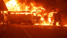 At least 14 dead, 20 injured after private bus collides with lorry, bursts into flames in Andhra Pradesh | Vijayawada News