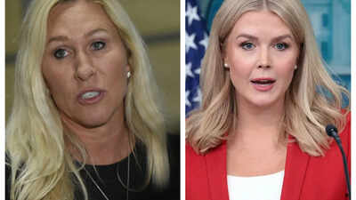 ‘Not my son, over my dead body’: MTG vs Karoline Leavitt over possibility of US military draft for Iran war