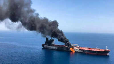 Strait Of Hormuz Attack: Middle East crisis: Oil tanker hit near Oman in Strait of Hormuz amid Iranian retaliation; 15 Indian nationals evacuated